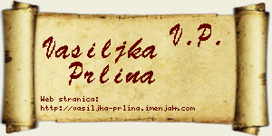 Vasiljka Prlina vizit kartica